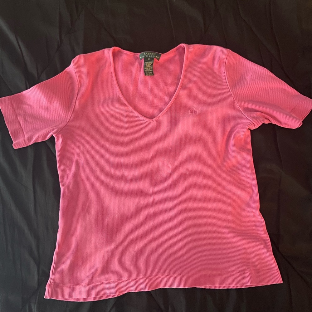 Pink Ralph Lauren shirt
